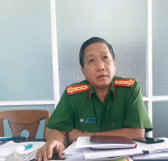 Bị can Lê Văn Mót lúc còn làm Trưởng Công an TP Phú Quốc