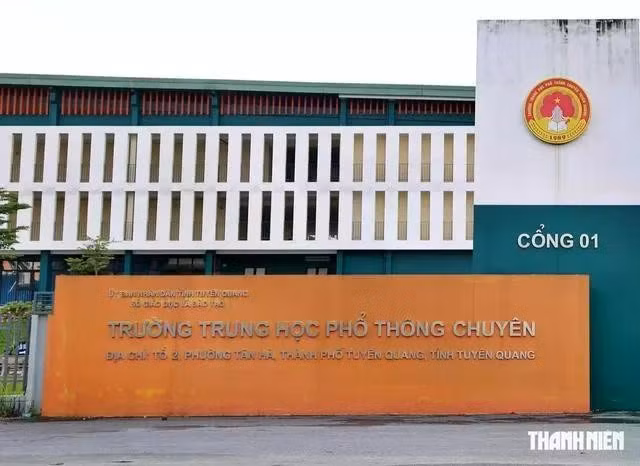 Thí sinh tại điểm thi Trường THPT chuyên Tuyên Quang sẽ thi lại vào ngày 14 - 15.8.