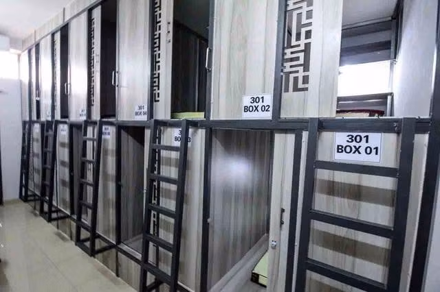 Một khu sleep box ở Q.10 cho thuê với giá từ 1,8 - 2,2 triệu đồng/tháng