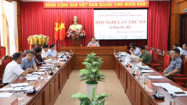 Ban Thường vụ Tỉnh ủy Đắk Lắk thống nhất sắp xếp đơn vị hành chính cấp xã