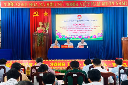 Phó Bí thư Tỉnh ủy Nguyễn Ngọc Lương tiếp xúc cử tri xã Ngô Mây