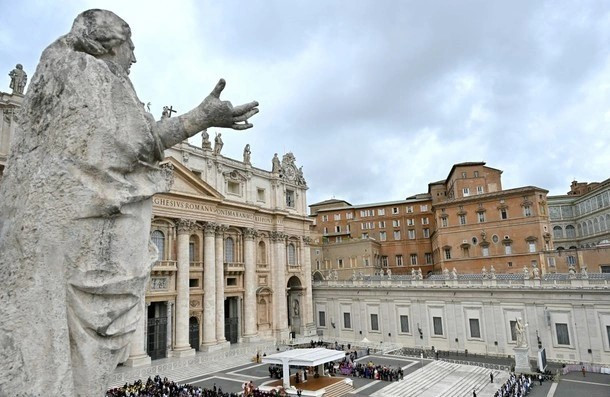 Khả năng Vatican là nơi diễn ra cuộc đàm phán tiếp theo giữa Nga và Ukraine. Ảnh: AFP catican-co-kha-nang-la-dia-diem-cua-vong-dam-phan-ke-tiep-giua-nga-ukraine-anh-afps.jpg