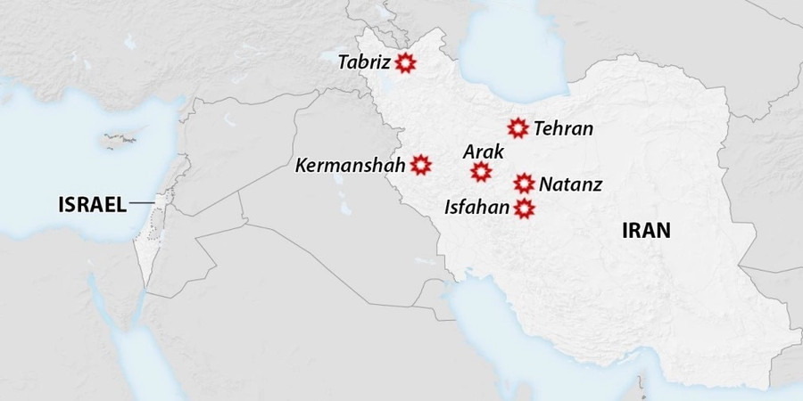 Các khu vực Iran bị Israel tấn công đêm 13/6. Ảnh: đồ họa CNN cac-khu-vuc-israel-tan-cong-iran-trong-ngay-13-6-anh-cnn-s.jpg