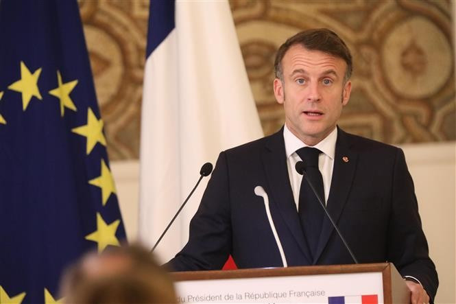 Tổng thống Pháp Macron. Ảnh: THX/TTXVN tong-thong-phap-macron-anh-thx-ttxvn-tin-tuc.jpg