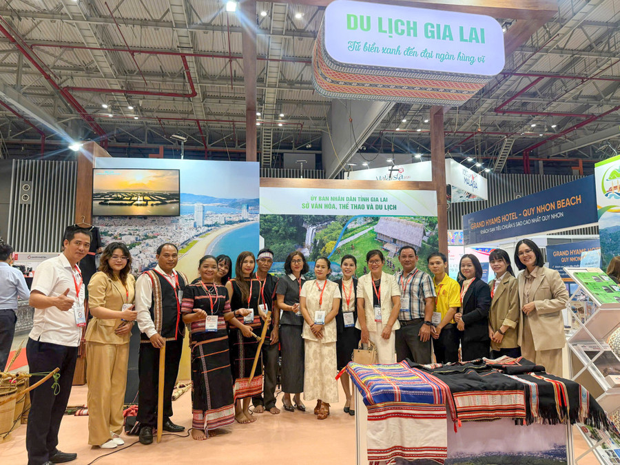 Tỉnh Gia Lai tham gia Hội chợ Du lịch Quốc tế TP. Hồ Chí Minh lần thứ 19 với nhiều hoạt động phong phú. Ảnh: Hương Thảo img-8958-2.jpg
