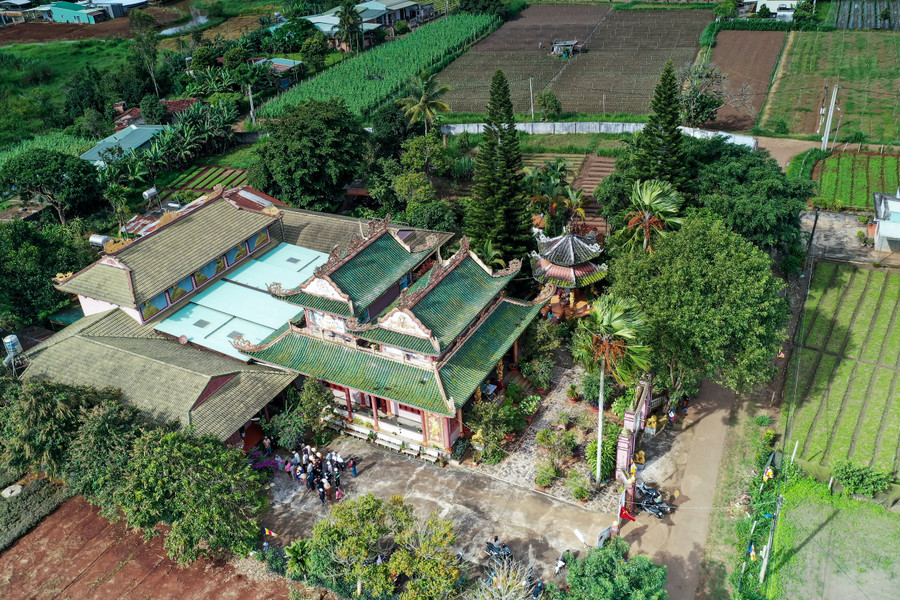 Chùa An Thạnh là ngôi chùa nữ đầu tiên ở cao nguyên Pleiku gắn liền với lớp lưu dân người Bình Định lên khai hoang, lập làng từ những năm 1920. Ảnh: Bi Ly dji-0096.jpg