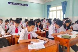 Nhiều trường tại xã Tuy Phước và các xã lân cận cho học sinh nghỉ học vì mưa lũ