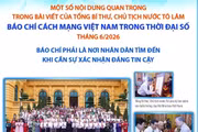 Tổng Bí thư, Chủ tịch nước Tô Lâm: Báo chí phải là địa chỉ tin cậy của nhân dân