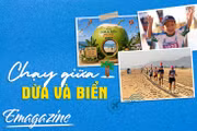 Chạy giữa dừa và biển