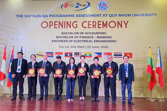 Trường Đại học Quy Nhơn khai mạc đợt đánh giá ngoài theo chuẩn AUN-QA 4.0 cho 3 chương trình đào tạo