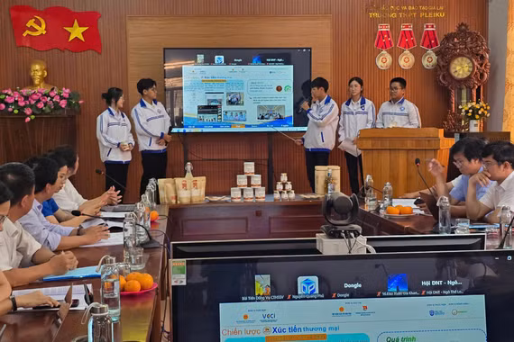Gia Lai hoàn thiện dự án khởi nghiệp của học sinh trước vòng chung kết quốc gia