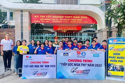 Nhiều tổ chức, cá nhân đồng hành tiếp sức mùa thi tốt nghiệp THPT năm 2025