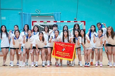 Giải vô địch bóng ném trẻ quốc gia 2025: Đội nữ U18 Bình Định giành HCB