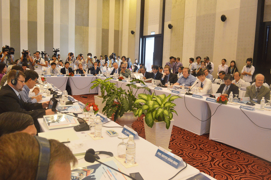 Hội thảo diễn ra trong sự quan tâm, chú ý của báo giới trong nước và quốc tế. Ảnh: Đại Thắng Hội thảo diễn ra trong sự quan tâm, chú ý của báo giới trong nước và quốc tế. Ảnh: Đại Thắng