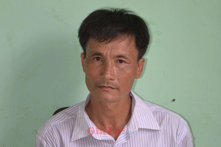 Đối tượng Phạm Văn Dương. Ảnh: Vĩnh Phúc