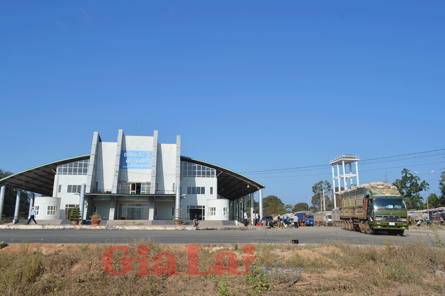 Cửa khẩu Quốc tế Lệ Thanh. Ảnh: Lê Lan