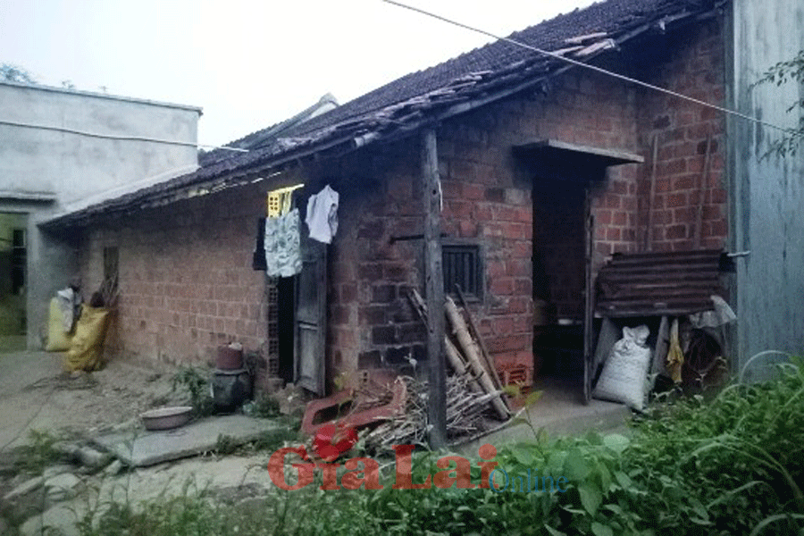  Gian nhà phía sau nơi xảy ra vụ việc. Ảnh: Quang Trung