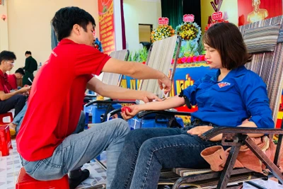 Bệnh viện Quân y 211 tiếp nhận 79 đơn vị máu an toàn