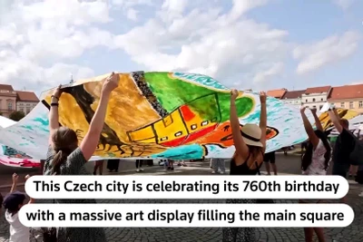 Ceske Budejovice kỷ niệm 760 năm với triển lãm nghệ thuật cộng đồng