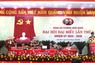 Khai mạc Đại hội đại biểu Đảng bộ phường Hoài Nhơn lần thứ I, nhiệm kỳ 2025 - 2030