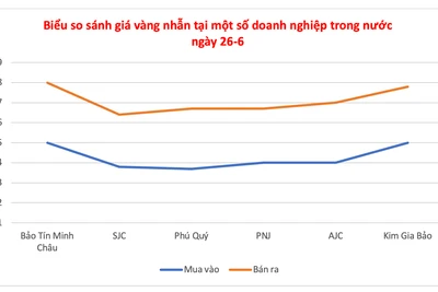 Tăng 300.000 đồng/lượng, vàng miếng gần chạm mốc 120 triệu đồng