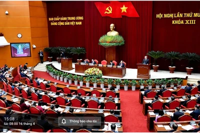 TRỰC TIẾP: Hội nghị toàn quốc quán triệt, triển khai thực hiện Nghị quyết lần thứ 11 Ban Chấp hành Trung ương Đảng khóa XIII
