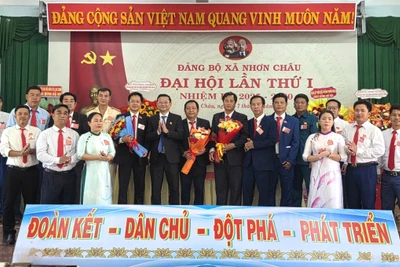 Đồng chí Nguyễn Tiến Dũng giữ chức Bí thư Đảng ủy xã Nhơn Châu