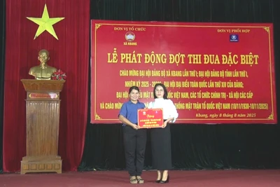 Kbang phát động xây dựng tủ sách cơ sở