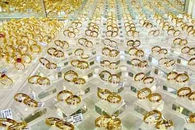 Đầu tuần, vàng tăng 300.000 đồng/lượng ở chiều mua, chiều bán ổn định