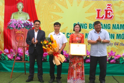 Kbang: 2 thôn, làng đạt chuẩn nông thôn mới