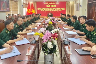 Bộ đội Biên phòng tổng kết 10 năm thực hiện Chỉ thị số 05