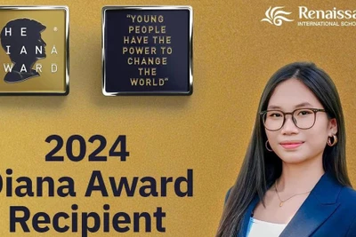 Cô gái 17 tuổi Việt Nam đạt giải thưởng danh giá The Diana Award 2024