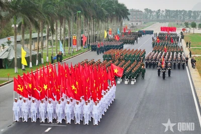 TRỰC TIẾP: Tổng duyệt diễu binh, diễu hành cấp Nhà nước mừng đại lễ 30-4 tại TP. Hồ Chí Minh