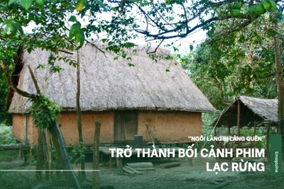 “Ngôi làng bị lãng quên” trở thành bối cảnh phim Lạc rừng