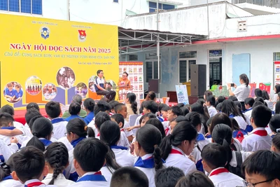 Hơn 300 học sinh Pleiku tham gia Ngày hội đọc sách