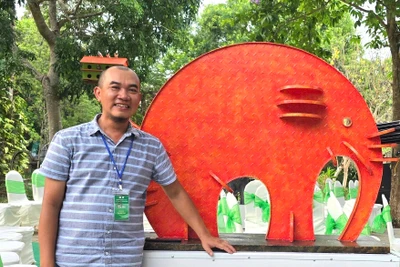 Trại sáng tác mỹ thuật tại Đắk Lắk: Nhà điêu khắc Nguyễn Vinh của Gia Lai được trao giải A 