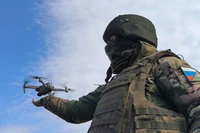 Nga tăng cường sử dụng UAV trong các cuộc tập kích Ukraine. Ảnh: TASS