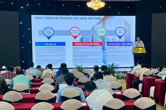Gần 30 doanh nghiệp tham gia hội thảo thị trường carbon và cơ chế tín chỉ carbon trong nước