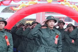 Thanh niên 63 tỉnh, thành phố chuẩn bị lên đường nhập ngũ năm 2025