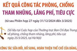 Kết quả công tác phòng, chống tham nhũng, lãng phí, tiêu cực