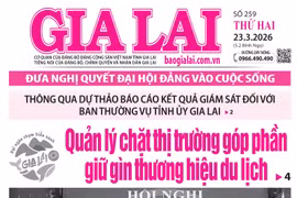 Báo Gia Lai số thứ hai ngày 23-3-2026