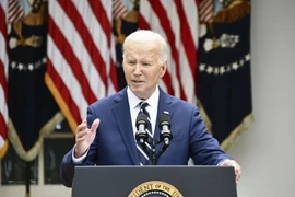 Tổng thống Mỹ Joe Biden yêu cầu tiếp tục tăng cường chuyển giao vũ khí cho Ukraine (ảnh nguồn TTXVN)