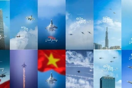 Bộ ảnh 'giữa trời vinh quang' lan tỏa tình yêu nước tới muôn triệu trái tim