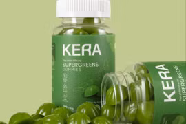 Kẹo rau củ Kera có thành phần chất tạo ngọt nhưng trên nhãn không ghi