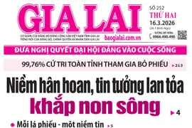 Báo Gia Lai số thứ hai ngày 16-3-2026