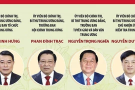 Lãnh đạo các Ban Đảng Trung ương khóa XIII sau khi tinh gọn