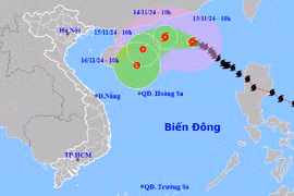 Bão số 8 đổi hướng thêm 2 lần, sắp tan trên Biển Đông