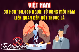 Việt Nam có hơn 100.000 người tử vong mỗi năm liên quan đến hút thuốc lá