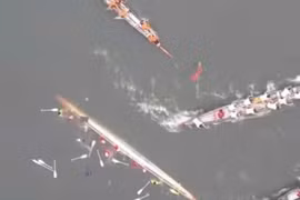 Một vận động viên tử vong và 2 người bị thương tại giải đua thuyền ở tỉnh Quảng Nam