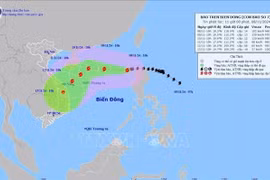 Bão số 7 di chuyển hướng Tây Tây Nam, giật cấp 17